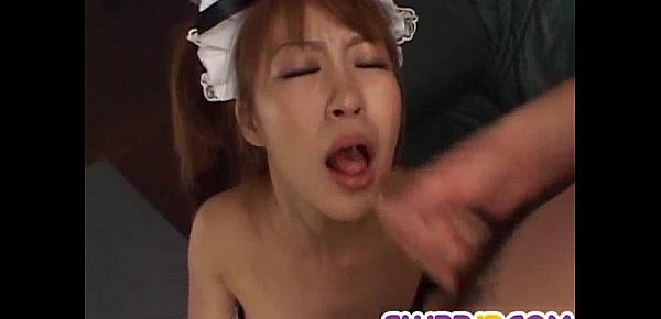  Kokoro Wakaba loves jizz in her mouth after rough sex